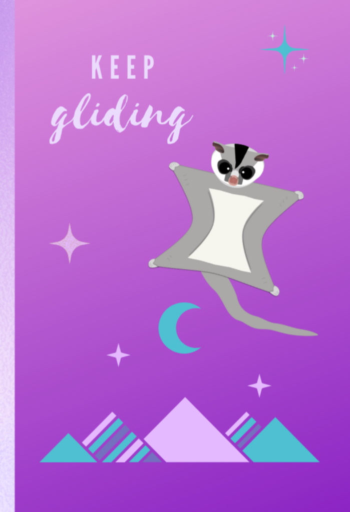 Keep Gliding Journal Cover